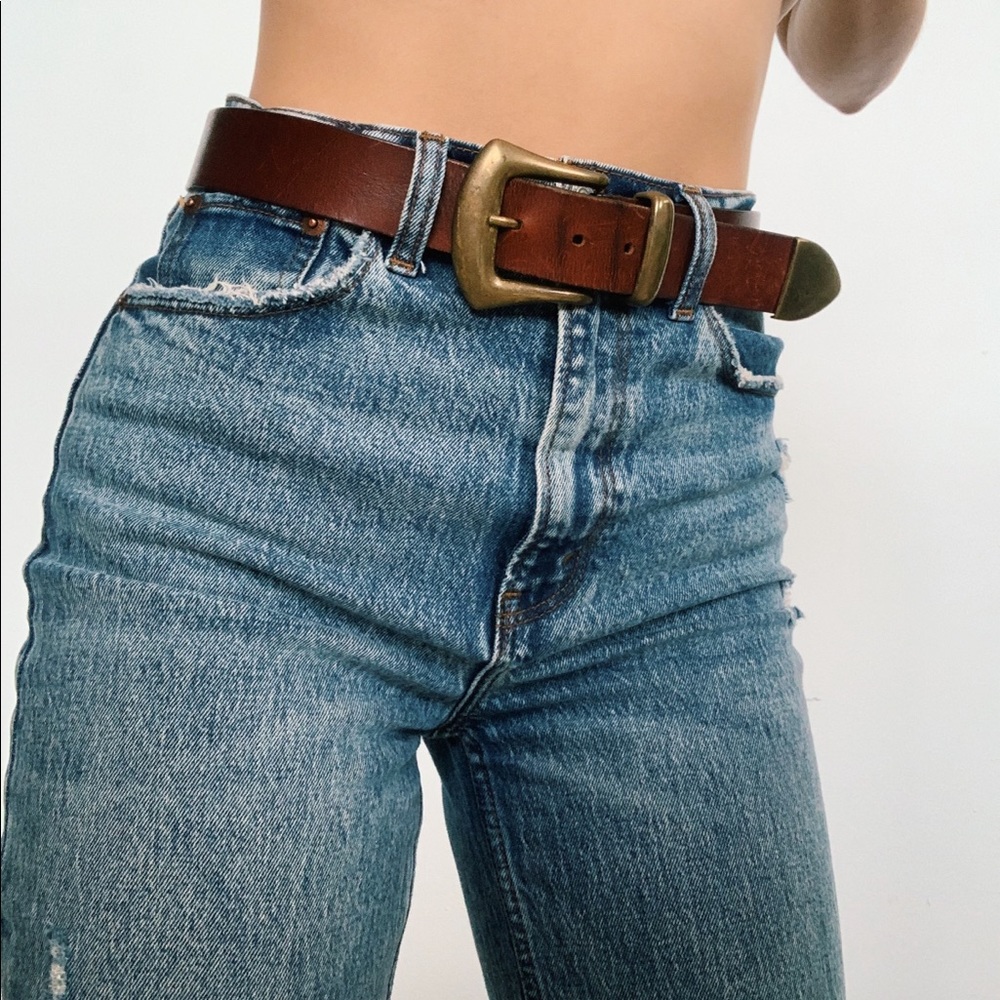 Brown Leather Belt